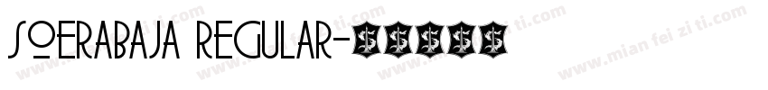 Soerabaja Regular字体转换